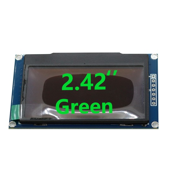 2.42inch 7pin Oled Lcd Display Module Spi Interface Ssd1309 Chip 128x64 Resolution Blue