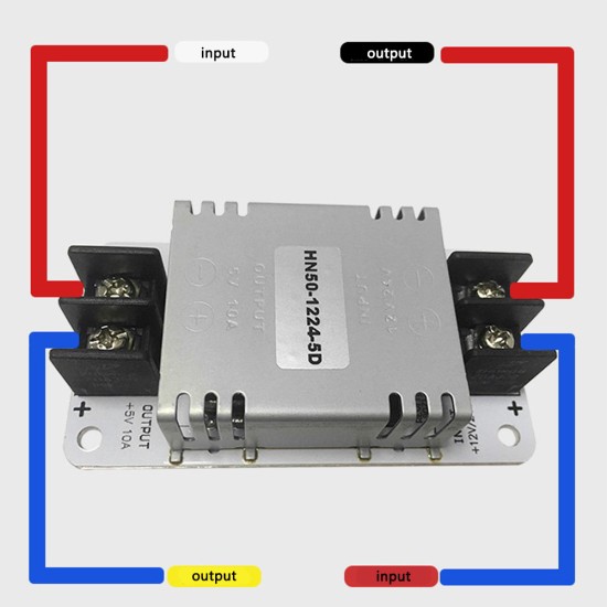 24v to 12v10a Voltage Regulator Ip68 Waterproof Dc-dc Step Down Power Converter