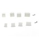 250pcs Cable Adapter 2.54mm Xh2.54 2p 3p 4 Pin Connector Plug