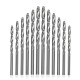 25pcs Twist Drill Bit Set HSS High Speed Steel Mini Drill Straight Shank Rotary Tool