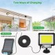 280000lm Solar Street Light 3 Modes 1200 Mah Rechargeable Battery Waterproof Outdoor