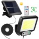 280000lm Solar Street Light 3 Modes 1200 Mah Rechargeable Battery Waterproof Outdoor