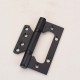 2Pcs 4Inches Mute Manganese Steel Bearings Lash Hinges for Furniture Accessories 2pcs matte black