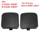 2Pcs Front Bumper Trailer Tow Hook Eye Covers Caps for Toyota Rav4 2009-2012