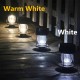 2Pcs LED Retro Solar Hanging Lantern Garden Landscape Lighting Warm light