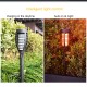 2Pcs LED Solar Flame Lamp Waterproof for Garden Landscape Decor Landscape Lights Solar small torch light