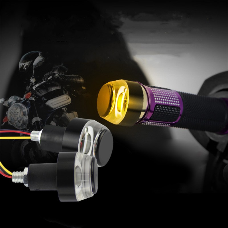 2pcs 12v Cnc Turn Signal Motorcycle Led Handle Bar End Blinker Flashing Lamp For 22mm Handlebar Signal Light 2 red to yellow 2pcs 12v Cnc Turn Signal Motorcycle Led Handle Bar End Blinker Flashing Lamp For 22mm Handlebar Signal Light 2 red to yellow