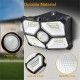 2pcs 40LED Outdoor Solar  Light Household Garden Lamp Wall Light Lighting Accessories 2 pieces