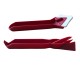 2pcs Mini Handmade Tools Scraper Practical Floor Cleaner Tile Cleaner Surface Glue Residual Shovel Red