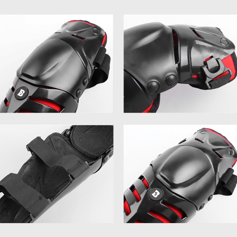 2pcs Motorcycle Racing Motocross Knee Protector Pads Guards Protective Gear Motorcycle Accessories Red 2pcs Motorcycle Racing Motocross Knee Protector Pads Guards Protective Gear Motorcycle Accessories Red