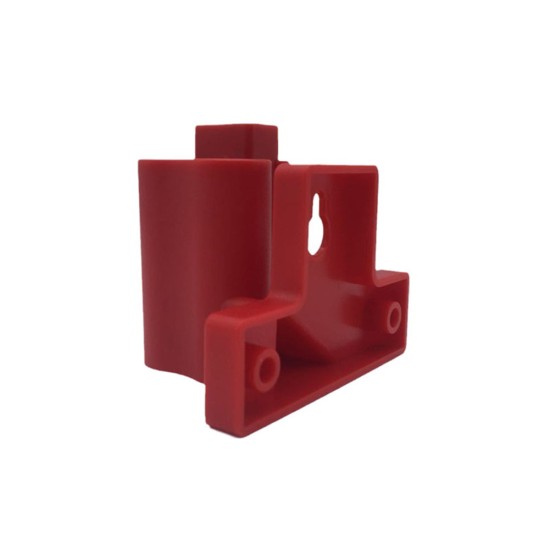 2pcs Wall Mount Type Brackets Set Compatible for Milwaukee 12v M12 Tool Holder Battery Hanger Rack Red