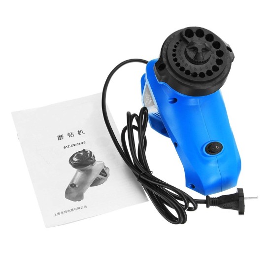 3-12mm Electric Multi Grinding Tool Rotary Grinder Machine Twist Drill Bit Sharpener 95w 220v Blue