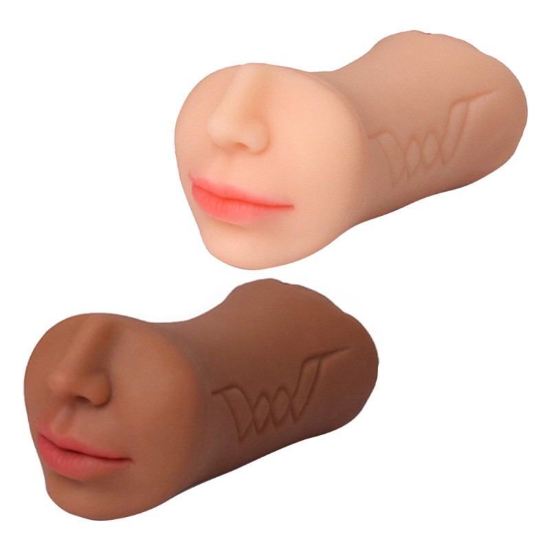 3 In 1 Men Silicone Oral Mouth Aircraft Cup Realistic Vagina Male Masturbation Device Double Hole Sex Toy Skin color 3 In 1 Men Silicone Oral Mouth Aircraft Cup Realistic Vagina Male Masturbation Device Double Hole Sex Toy Skin color