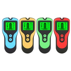 3 In 1 Stud Finder Multifunction Wall Stud Sensor Detector With LCD Display And Sound Warning Red