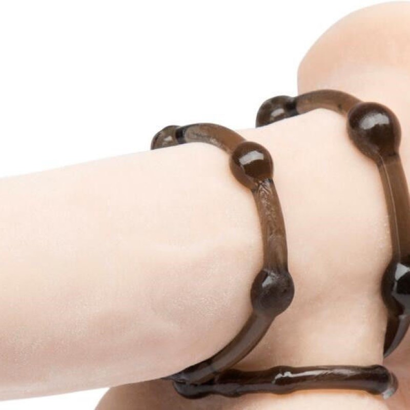 3 Pcs Penis Ring Male Enhancer Ejaculation Delay Cock Rings Black 3 Pcs Penis Ring Male Enhancer Ejaculation Delay Cock Rings Black