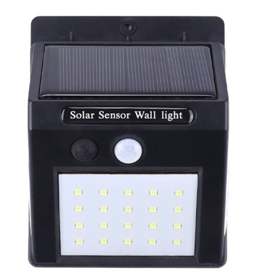 3 Sides LED Solar Power Wall Light Motion Sensor IP65 Waterproof for Outdoor Street Garden Yard Security Lamp 3 sides 20+5+5LED