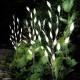 3 in 1 LED Solar Lawn Light Leaves Branch Shape Lamp for Outdoor Garden Yard Decoration One for three white light leaves branch lights