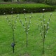 3 in 1 Solar Lamp Cherry Tree Shape LED Decoration Garden Lawn Light White light