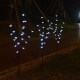 3 in 1 Solar Lamp Cherry Tree Shape LED Decoration Garden Lawn Light White light