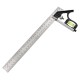 300mm Angle Ruler Built-in Spirit Level 45 Degree Woodworking Measuring Tools Set