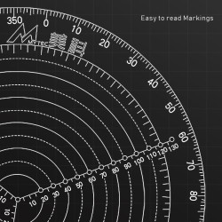 300mm Center Finder Marking Tool Clear Acrylic Drawing Circles for Woodwork Craft