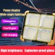 300w Solar  Outdoor  Lighting Camping Glare Portable Warning Emergency Household Flood Light Solar Outdoor Lighting