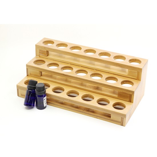 30ml Essential Oil Bottle Display Stand Multi Grid Ladder Classified Storage Box 30ml