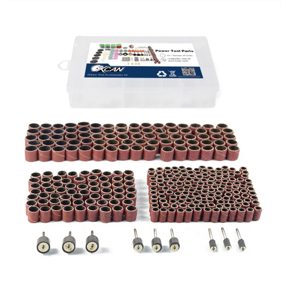 338pcs Sanding Drum Kit Electric Grinding Head Accessories with Storage Box