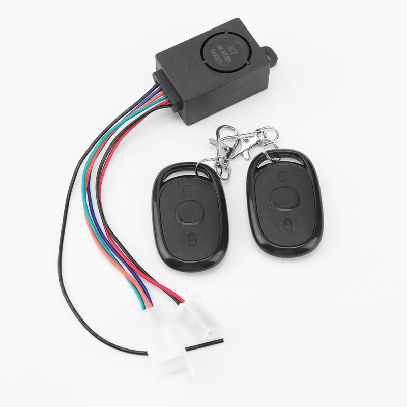 36-72V 125db Anti-theft Alarm System Intelligent Safety Anti-theft Remote Control Alarm Device For Scooter black 36-72V 125db Anti-theft Alarm System Intelligent Safety Anti-theft Remote Control Alarm Device For Scooter black