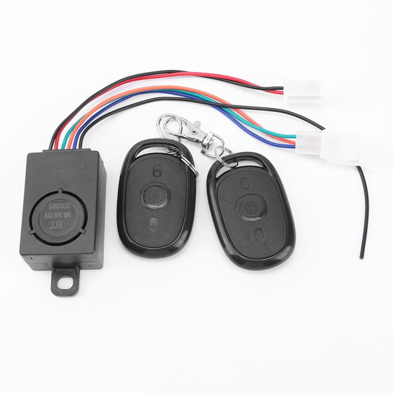 36-72V 125db Anti-theft Alarm System Intelligent Safety Anti-theft Remote Control Alarm Device For Scooter black 36-72V 125db Anti-theft Alarm System Intelligent Safety Anti-theft Remote Control Alarm Device For Scooter black