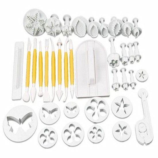 37Pcs/Set in 12 Styles Baking Tools Cake Mold Set Cookies Embossing Decorative Mould 37Pcs/Set in 12 Styles