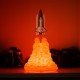 3D Printing Rocket Shape Night Light for Space Lovers Room Decoration large