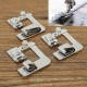 3Pcs/Set Home Sewing Machine Foot Presser Rolled Hem Feet for Brother Singer(Sliver)