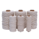 3pcs Cotton Rope Diy Hand-woven Fine Cotton Thread Binding Rope