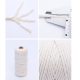 3pcs Cotton Rope Diy Hand-woven Fine Cotton Thread Binding Rope