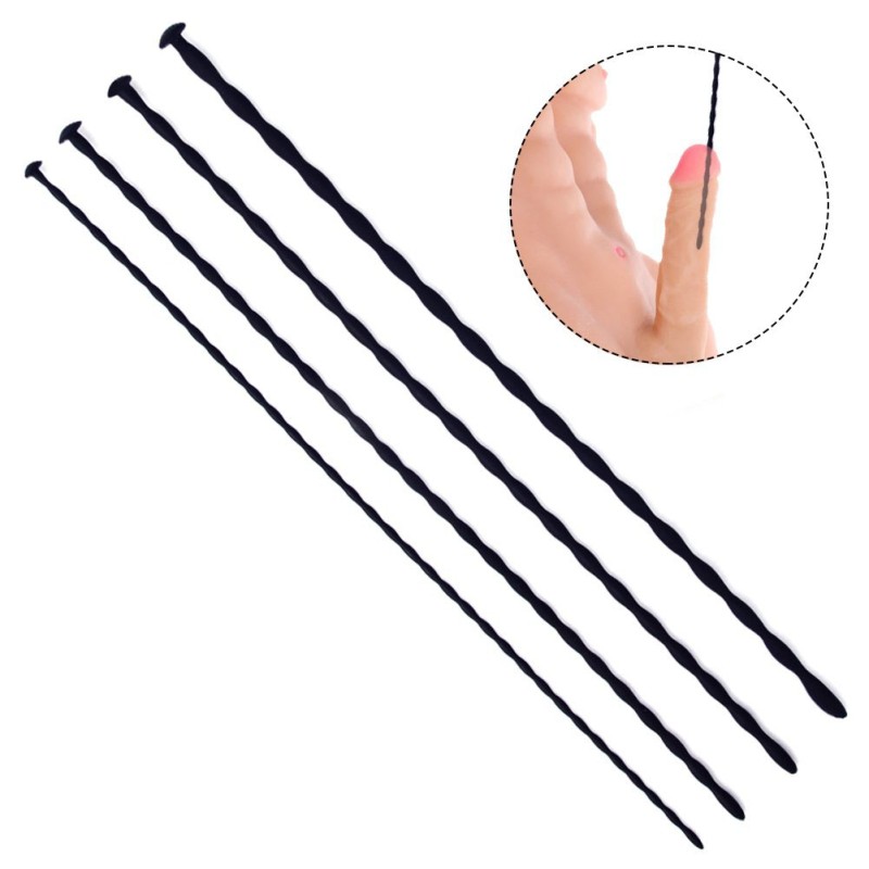 4 PCS/Set Urethral Sounds Silicone Plug Multi Beads Urethral for Beginner 4 piece set 4 PCS/Set Urethral Sounds Silicone Plug Multi Beads Urethral for Beginner 4 piece set