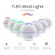 400ml Essential Oil Diffuser Remote Control Mist Humidifier with 7 Colors Change Light for Bedroom Home  Colorful_European regulations (used in EU countries)