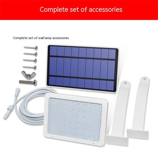 48led Outdoor Led Solar Light Intelligent Automatic Street Lamp with Solar Panel black shell