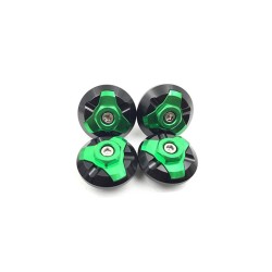 4pcs Frame Hole Cap Cover Plug Low & Up for KAWASAKI NINJA250/300 350 green