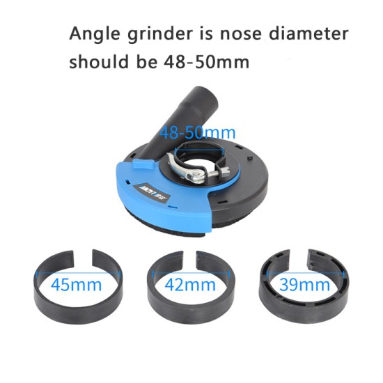 5 inch Grinding Dustproof Shroud Cover Tools Surface Dust Collector Adjustable Universal for Hand Angle Grinder 125mm