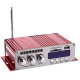 502S Mini Bluetooth Amplifier Remote Control USB/SD Card Player FM Radio Power Amplifier 12V red Bluetooth power amplifier