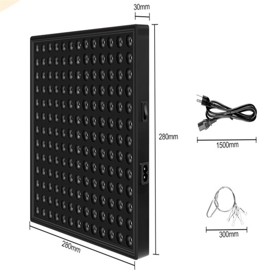 50w 81led Waterproof Grow  Light Growing Lamp Full Spectrum For Indoor Plant Hydroponic EU plug