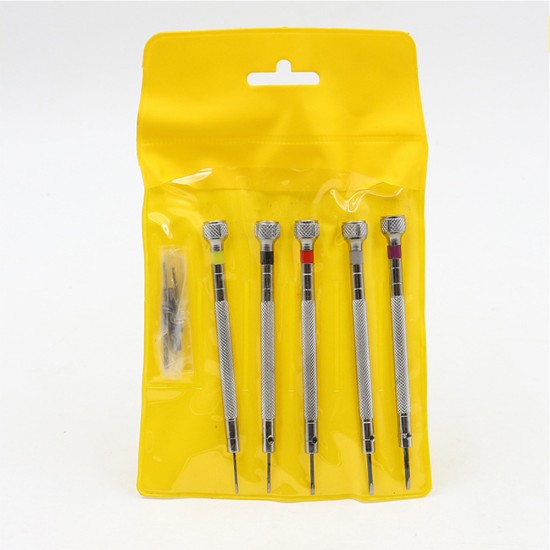 5pcs Precision Mini Small Screwdriver Set for Mobile Phone Laptop Dismantling Watch Repair