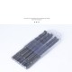 5pcs Sds-max Cemented Carbide Hammer Drill Bit Set 6-8-10-12-14mm Double Flute Cross-head Round Shank