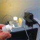 5v Usb Plug Night  Light Portable Book Led Eye Protection Reading Light Small Round Night Light Computer Mobile Power Charging Lamp White light