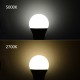 6 Packed A19 LED Light Bulb, E26/27 Socket  Bulb Non-dimmable