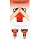 60/90/120 Degree Right Angle Clamp Corner Mate Woodworking Hand Fixing Clips Picture Frame Corner Clip Positioning Tools   Orange