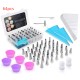 64Pcs/Set Cake Decorating Mouth Set Baking Tools 64-piece set