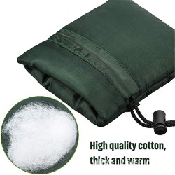 6.7 X 8.26 Inches Outdoor Faucet  Covers Insulated Protector For Winter Cold Weather Army Green