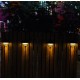 6LED Outdoor Solar-powered Fence Lamp Garden Landscape Light Decoration  White light